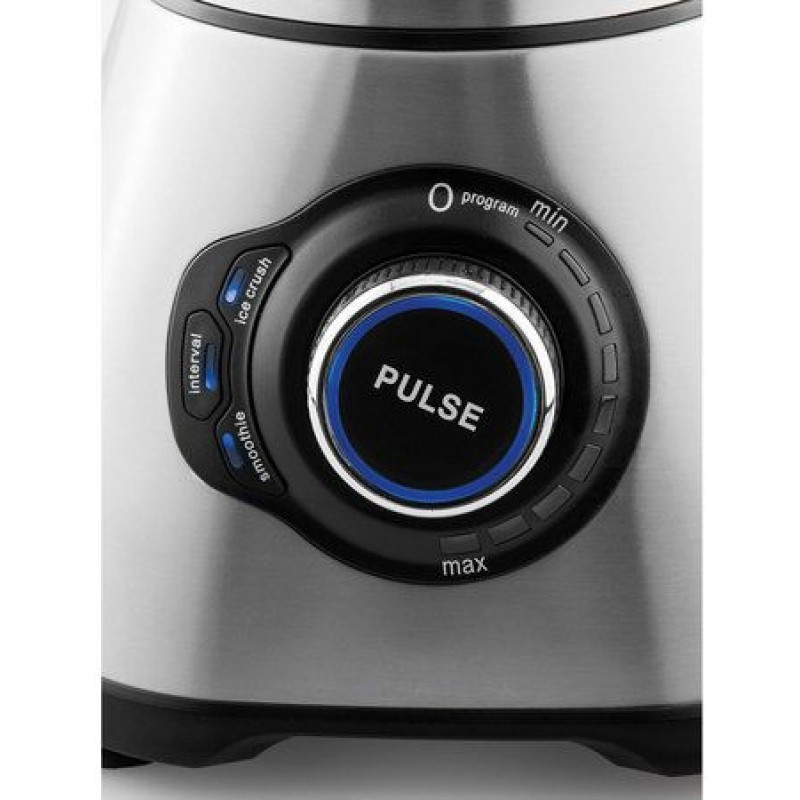 Fritel BL3890 1,8 L Mélangeur de table 1800 W Noir, Acier inoxydable