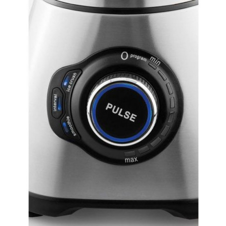 Fritel BL3890 1,8 L Mélangeur de table 1800 W Noir, Acier inoxydable