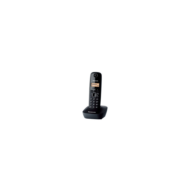 Panasonic KX-TG1611 téléphone Téléphone DECT Identification de l'appelant Noir