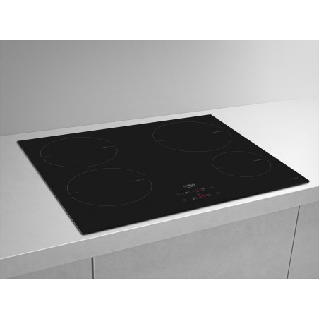 Beko HII64400MT plaque Noir Intégré (placement) 60 cm Plaque avec zone à induction 4 zone(s)
