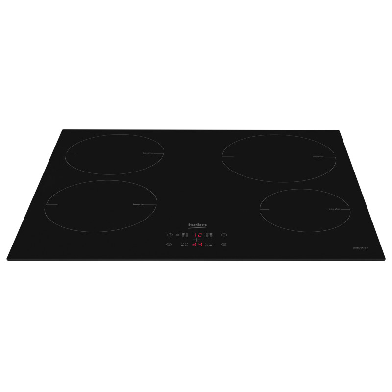 Beko HII64400MT plaque Noir Intégré (placement) 60 cm Plaque avec zone à induction 4 zone(s)