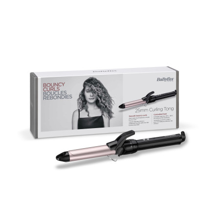 BaByliss Pro 180 SublimвЂ™Touch 25 mm Krultang Warm Zwart, Roze 1,8 m