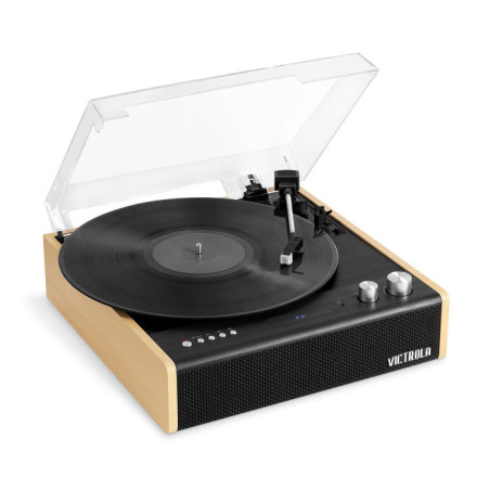 Victrola VTA-72-BAM platine Tourne-disque entraîné par courroie Bambou