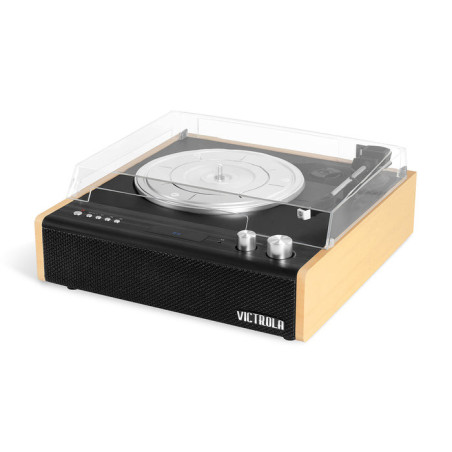 Victrola VTA-72-BAM platine Tourne-disque entraîné par courroie Bambou