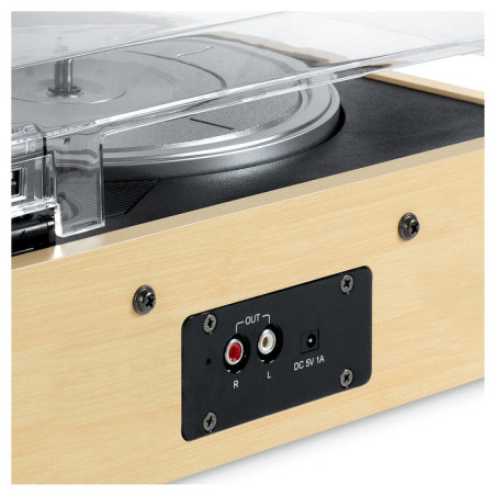 Victrola VTA-72-BAM platine Tourne-disque entraîné par courroie Bambou