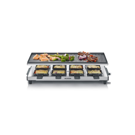 Severin RG 2375 raclette 1700 W Noir, Acier inoxydable