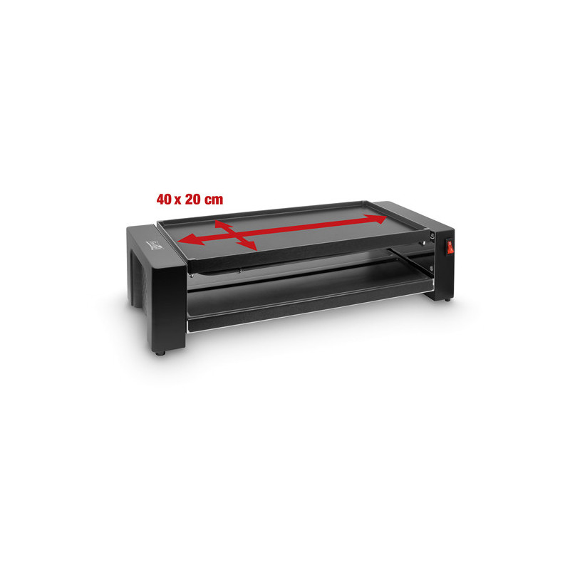 Fritel PR 3195 raclette 1200 W Noir, Gris