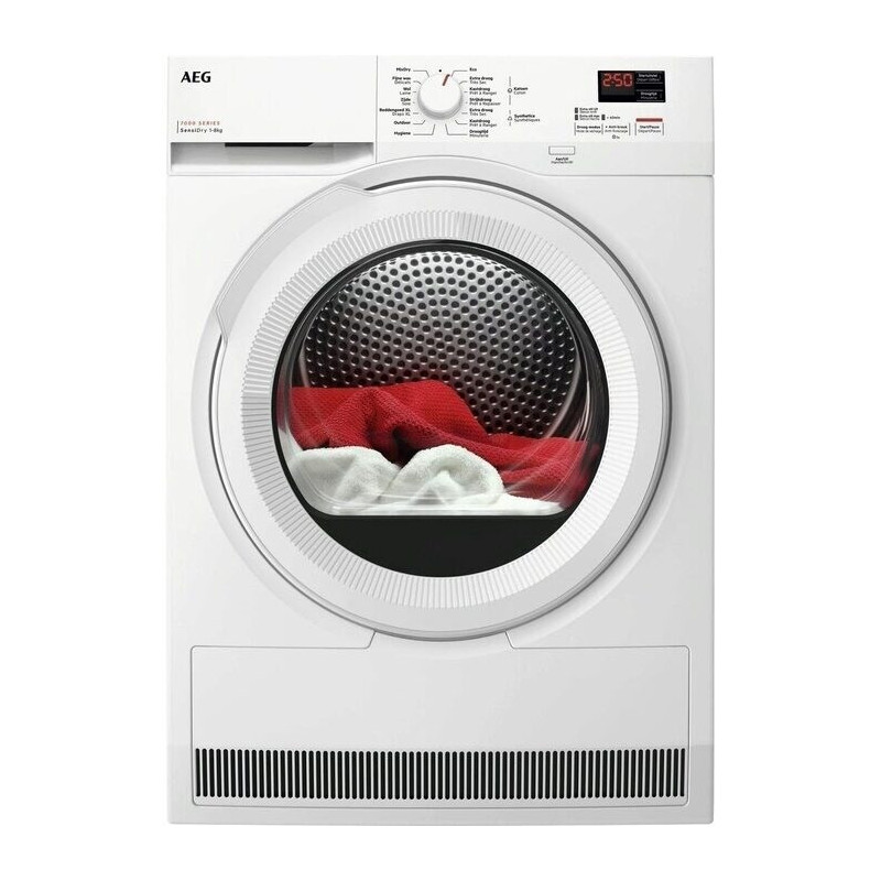 AEG TR78AK12B Sèche-linge pompe à chaleur 8 kg SensiDry MixDry PreciseDry