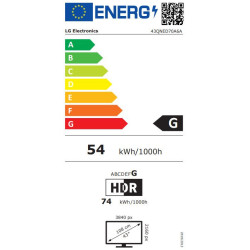 LG 43QNED70A6A TV 109,2 cm (43") 4K Ultra HD Smart TV Wifi Noir 2