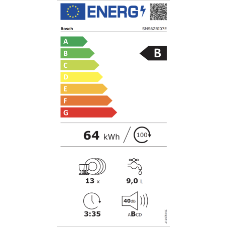BOSCH SMS6ZBI07E