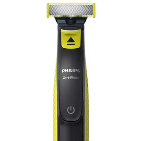 Philips Norelco OneBlade QP2824/10 rasoir pour homme Rasoir à grille Tondeuse Gris, Citron vert