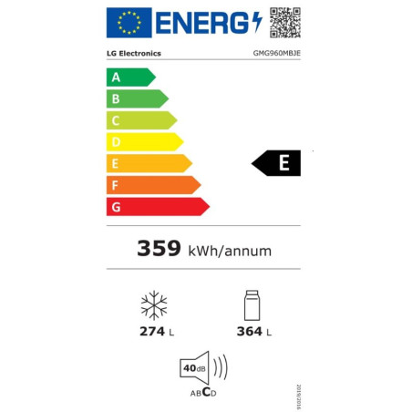 LG GMG960MBJE Réfrigérateur Multi-Door 638 litres InstaView Linear Cooling UVnano