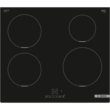 Bosch PIE611BB5E kookplaat Zwart Ingebouwd 60 cm Inductiekookplaat zones 4 zone(s)