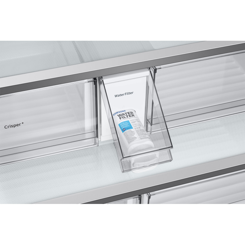Samsung RF24BB620ES9EF amerikaanse koelkast Vrijstaand 674 l Zilver