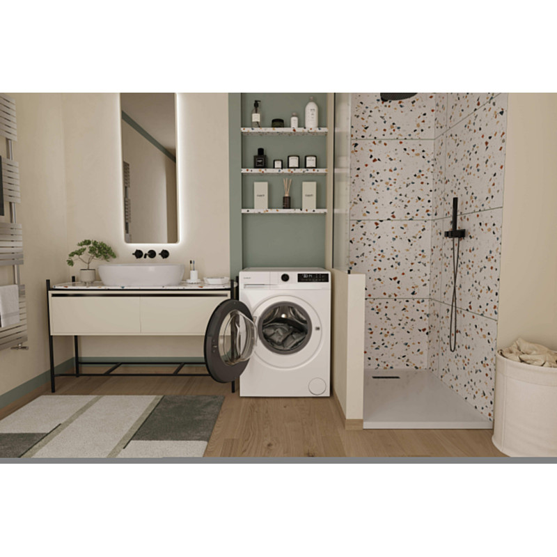 Candy GD 49B8-S machine à laver Charge avant 9 kg 1351 tr/min Blanc