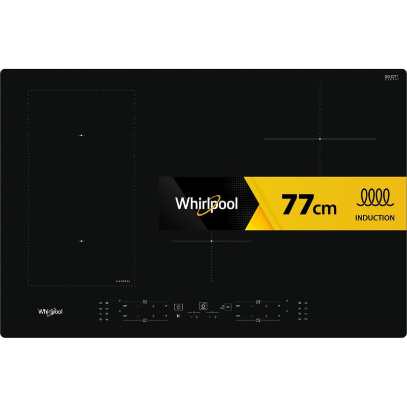 Whirlpool WL B2977 NE Zwart Ingebouwd 77 cm Inductiekookplaat zones 4 zone(s)