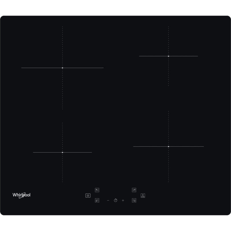 Whirlpool WS Q4860 NE Zwart Ingebouwd 60 cm Inductiekookplaat zones 4 zone(s)