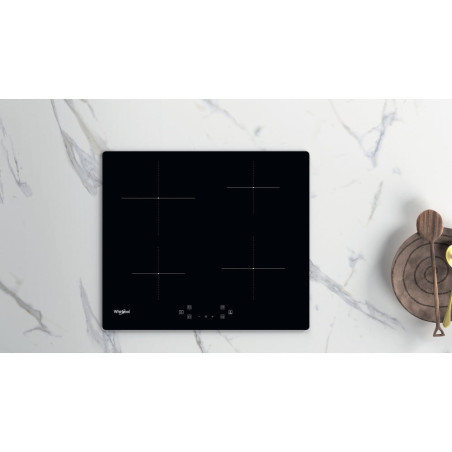 Whirlpool WS Q4860 NE Noir Intégré 60 cm Plaque avec zone à induction 4 zone(s)