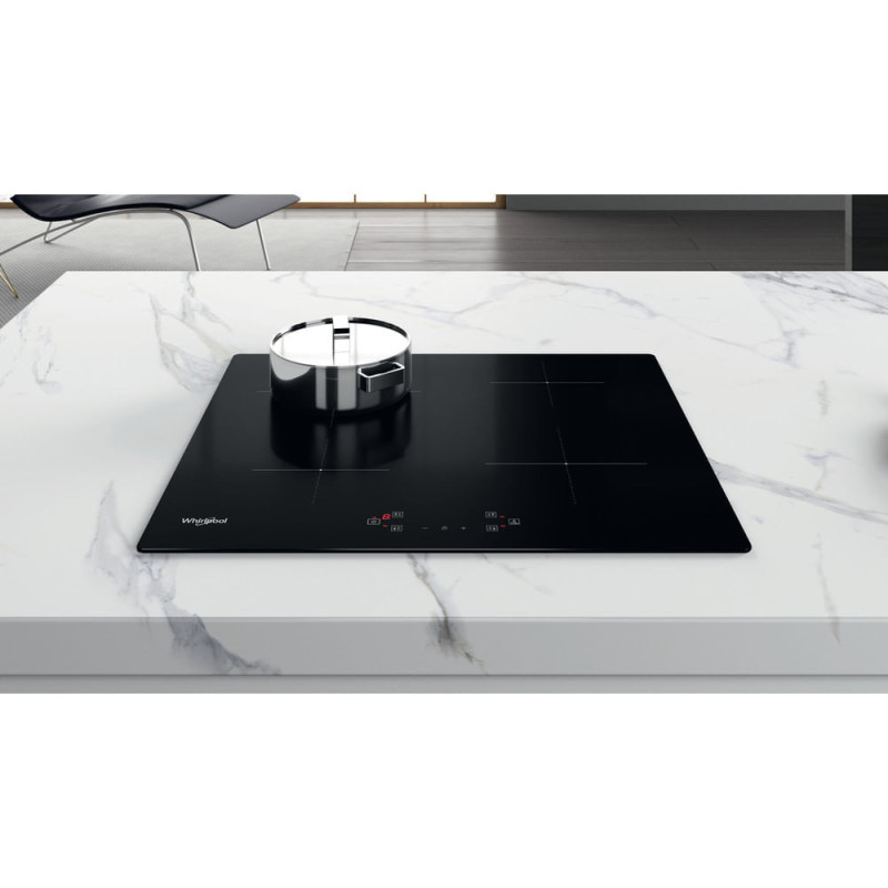 Whirlpool WS Q4860 NE Noir Intégré 60 cm Plaque avec zone à induction 4 zone(s)