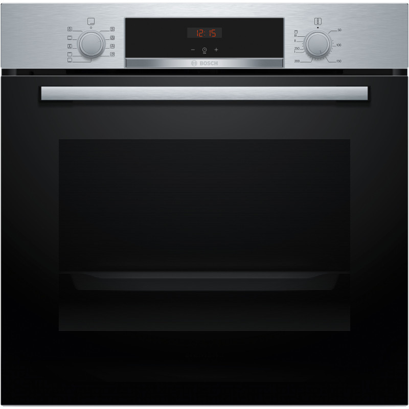 Bosch Serie 4 HBA514BS3 oven 71 l 3400 W Zwart, Roestvrijstaal