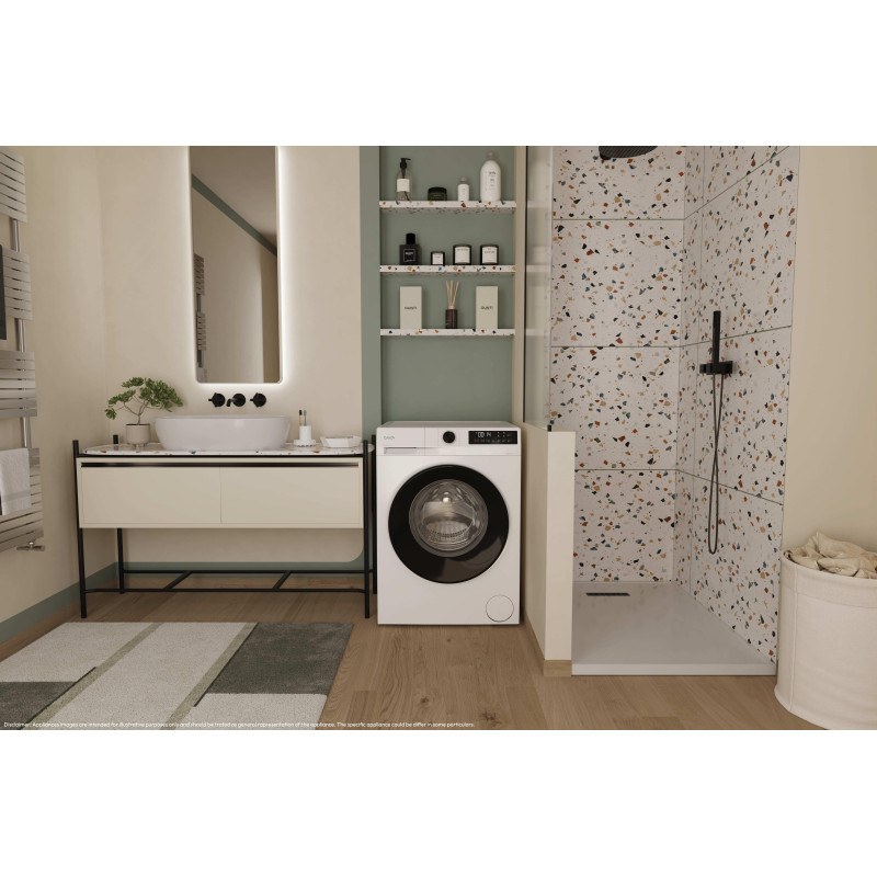 Candy GD 410B8-S machine à laver Charge avant 10 kg 1351 tr/min Blanc