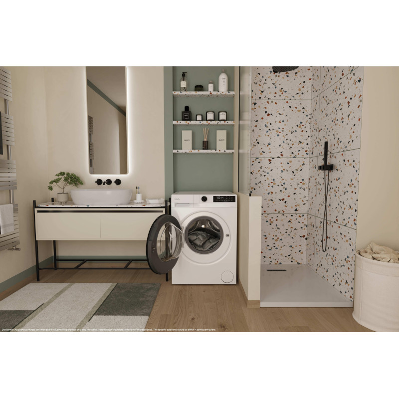 Candy GD 410B8-S machine à laver Charge avant 10 kg 1351 tr/min Blanc