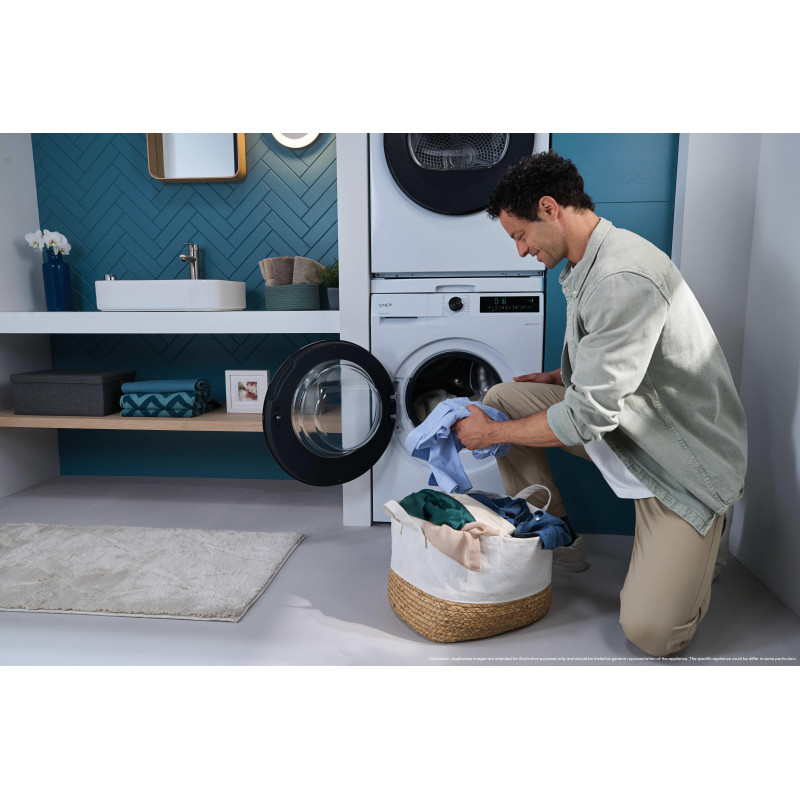 Candy GD 410B8-S machine à laver Charge avant 10 kg 1351 tr/min Blanc