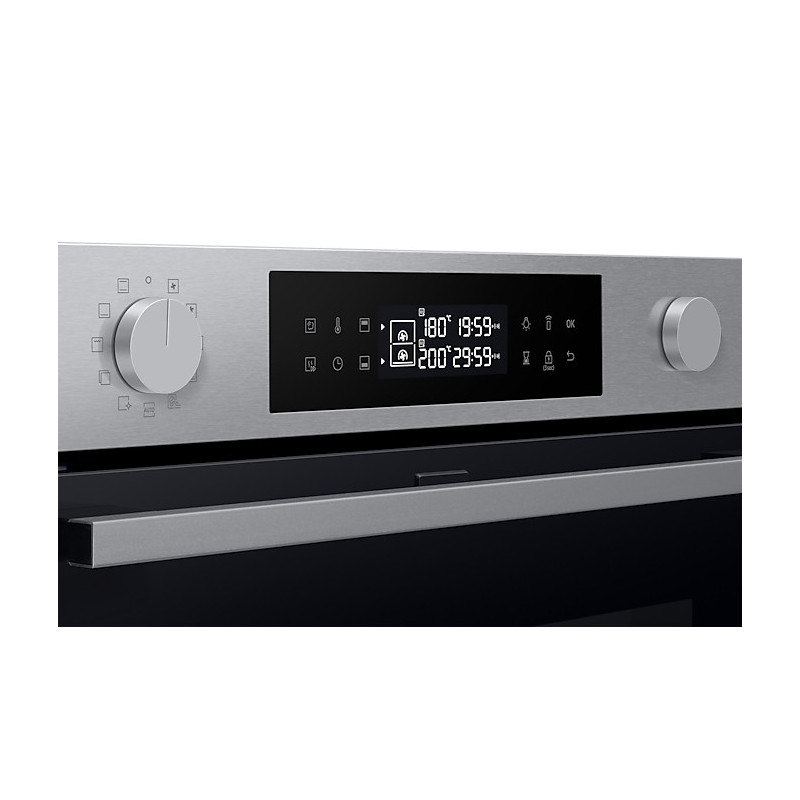 Samsung NV7B4550VAS/U1 oven 76 l Zwart, Gesatineerd staal