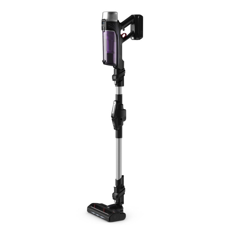 Rowenta RH2037 Aspirateur-balai 2 en 1 Batterie Sec Sans sac 0,4 L 250 W Noir, Violet