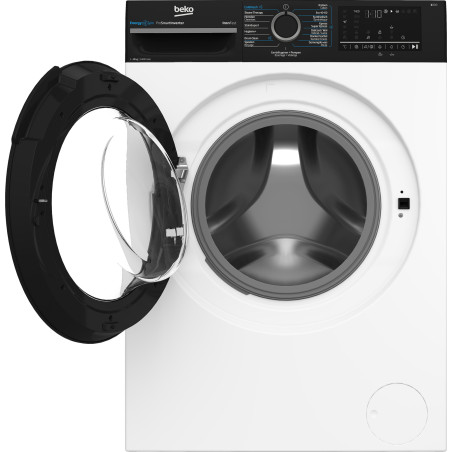 Beko b300 BM3WFU41041B wasmachine Voorbelading 10 kg 1400 RPM Zwart, Wit