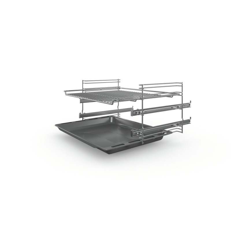 Bosch Serie 4 HKR39C250 four et cuisinière Electrique Céramique Noir, Gris