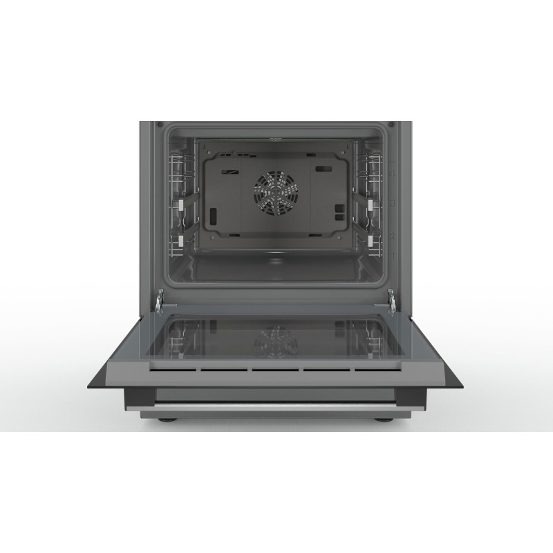 Bosch Serie 4 HKR39C250 fornuis Vrijstaand fornuis Electrisch Keramisch Zwart, Grijs