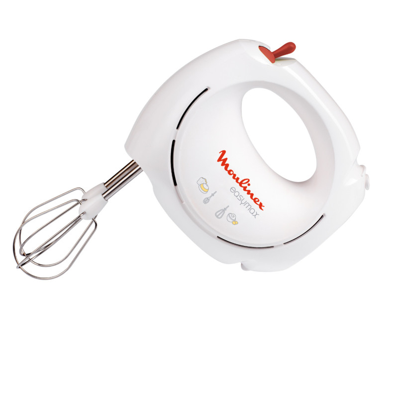 Moulinex ABM11A Batteur à main 200 W Blanc, Rouge