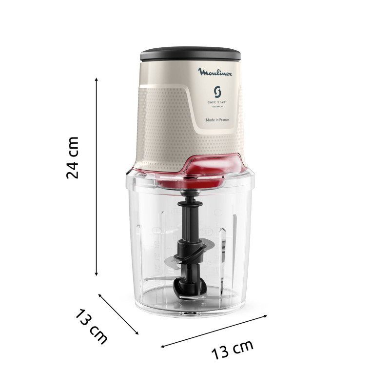 Moulinex AT740BF1 hachoir électrique 0,5 L 600 W Écru