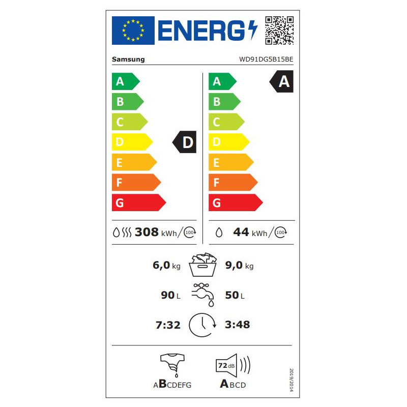 SAMSUNG WD91DG5B15BEEN